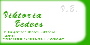 viktoria bedecs business card